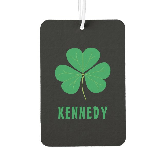 Ambientador Shamrock Green Clover Irlanda Celtic Irish Name (Reverso)