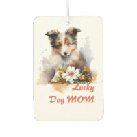 Shetland Sheepdog Puppy Mascota Flor acuática