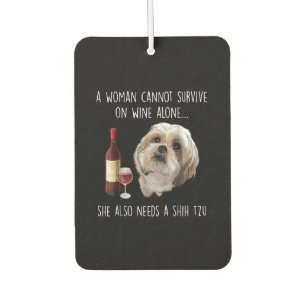 Ambientador Shih Tzu   Una mujer no puede sobrevivir solo con 