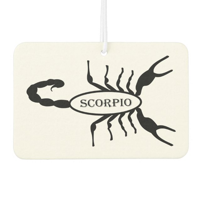 Ambientador Signo de estrella de escorpión negro de Scorpion (Anverso)