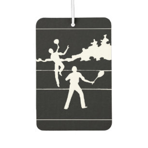 Ambientador Silhouette de tenis retro