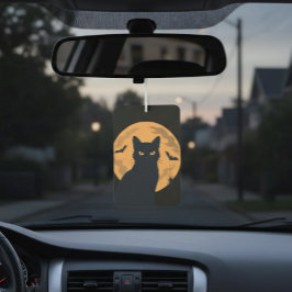 Ambientador Silueta de gato negro espeluznante de Halloween 