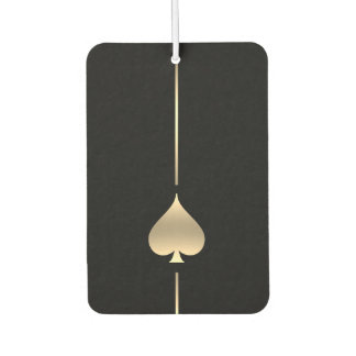 Ambientador Símbolo minimalista de la pala de oro