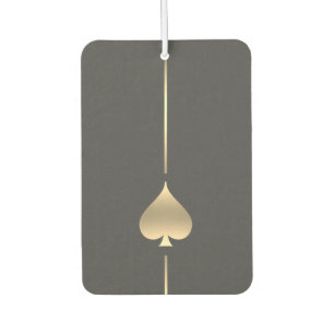 Ambientador Símbolo minimalista de la pala de oro