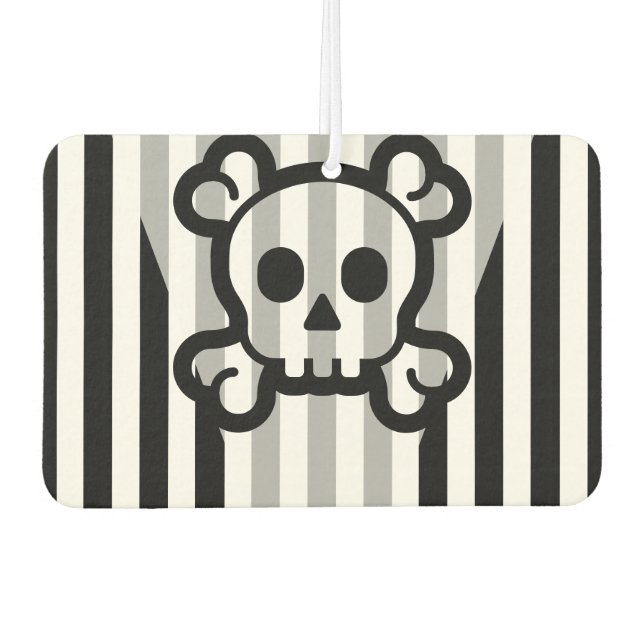 Ambientador Símbolos sencillos - SKULL & BONES + sus ideas (Anverso)