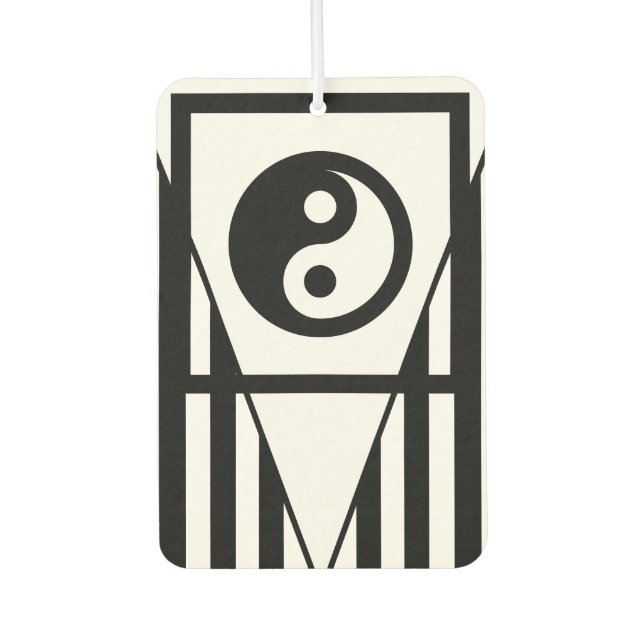 Ambientador Símbolos simples - YIN & YANG + tus ideas (Anverso)