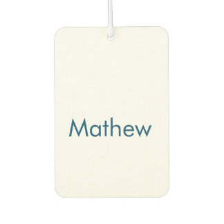Ambientador simple initial letter monogram add your name lett