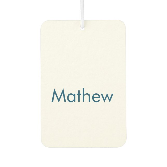 Ambientador simple initial letter monogram add your name lett  (Anverso)