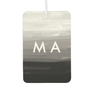 Ambientador Simple monograma añade tu nombre letra hombre mini