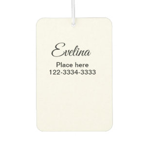 Ambientador Simple y mínimo añadir el nombre de texto lugar de