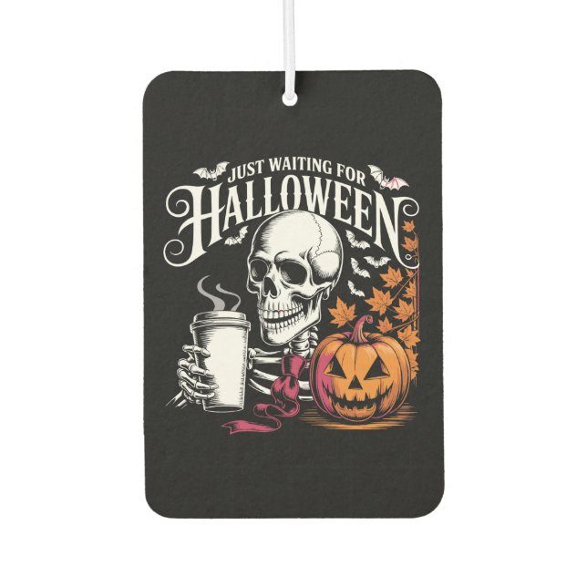 Ambientador Simplemente Esperando Por Halloween (Anverso)