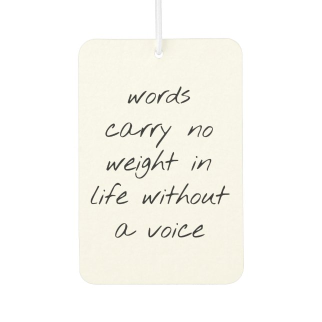 Ambientador Sin Un Freshener De Aire De Voz (Anverso)