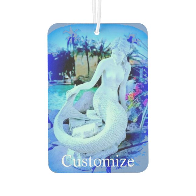 Ambientador Sirena blanca sentada Thunder_Cove (Reverso)