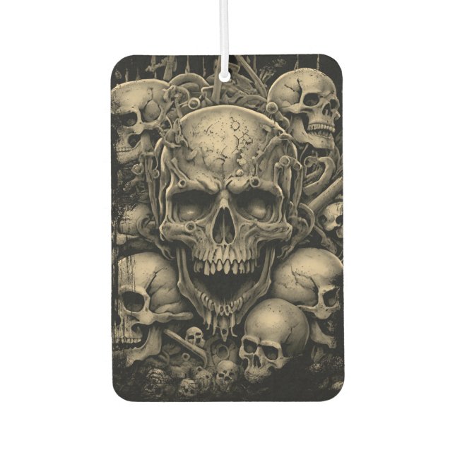 Ambientador Skulls Sepia Tone Bones Gothic Scary Lifestyle (Anverso)