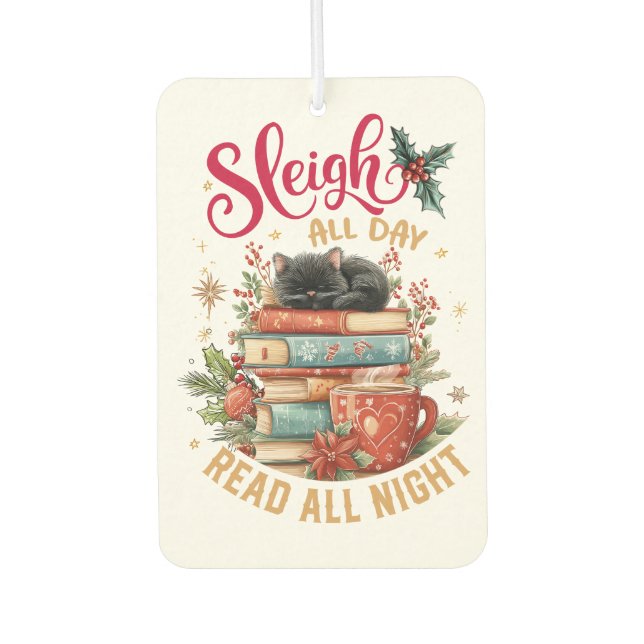 Ambientador Sleigh All Day Read All Night  (Anverso)