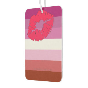 Ambientador SlipperyJoe lápiz labial bandera de orgullo lésbic