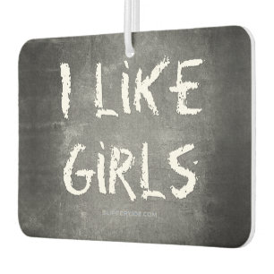 Ambientador SlipperyJoe's Me gustan las chicas pizarra sucia o