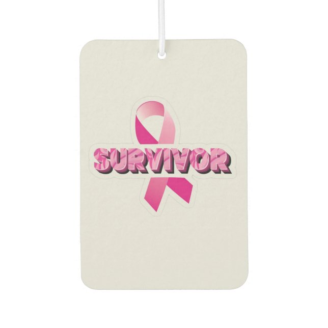 Ambientador Sobreviviente de cáncer de mama Freshener de aire (Anverso)