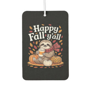 Ambientador Sollozos sosteniendo calabaza spice happy Fall Yal