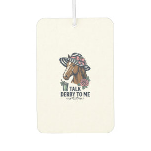 Ambientador Sombrero de caballo Derby Vintage Diseño Talk Derb
