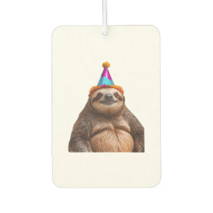 Ambientador sombrero de cumpleaños de perezoso Chunky regalo d