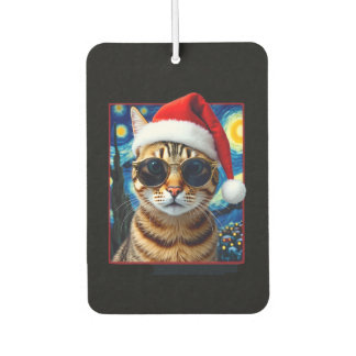 Ambientador Starry Night Orange Tabby Cat Christmas