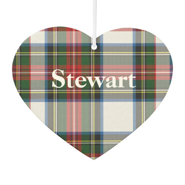 Ambientador Stewart Dress Tartan Plaid Air Freshener (Anverso)