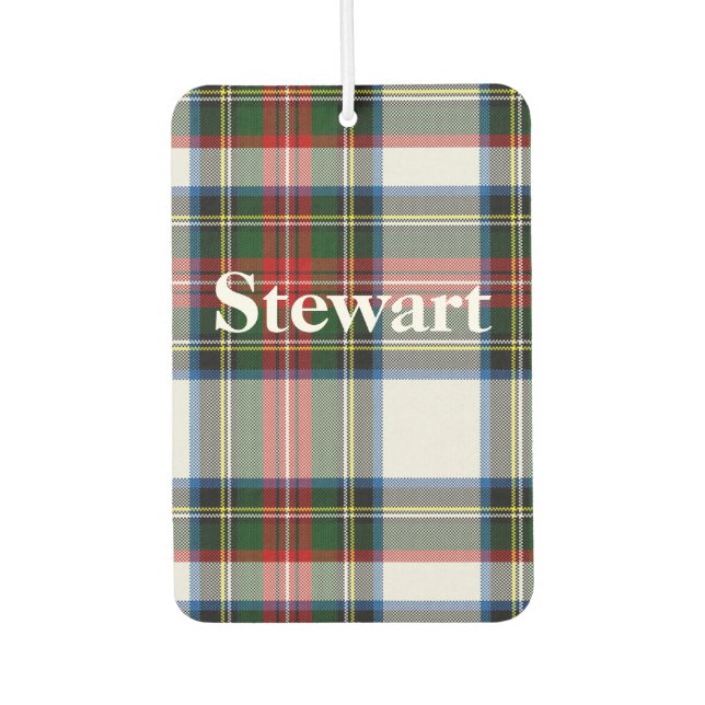 Ambientador Stewart Dress Tartan Plaid Air Freshener (Anverso)