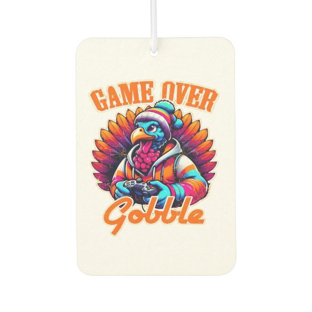 Ambientador Stylized Hoodie Turkey Gamer with Distressed Orang (Anverso)