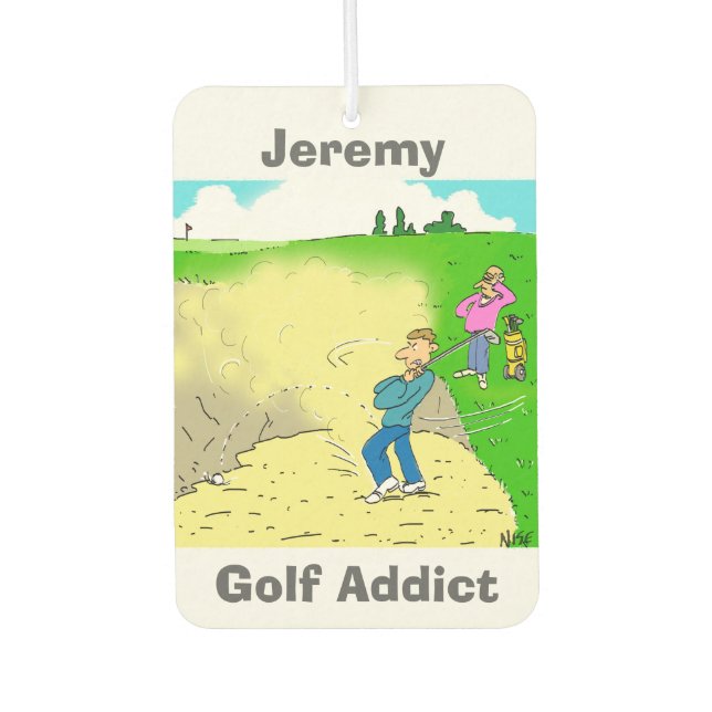 Ambientador Su Elección de Nombre. Golf Addict (Anverso)