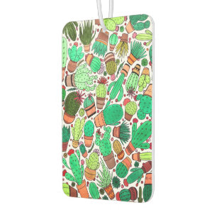 Ambientador Suculento Cactus Potted Plants Green Cacti Garden