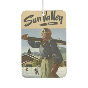 Ambientador Sun Valley Idaho Vintage Travel Air Fresner
