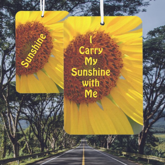 Ambientador Sunflower Sunshine Audaz Audaz Autobús Brillante (Subido por el creador)