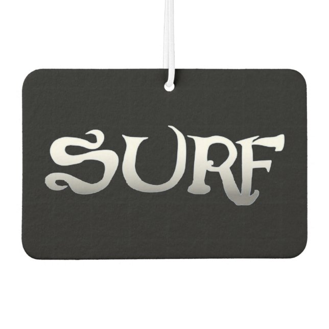 Ambientador Surf black car air freshener (Anverso)