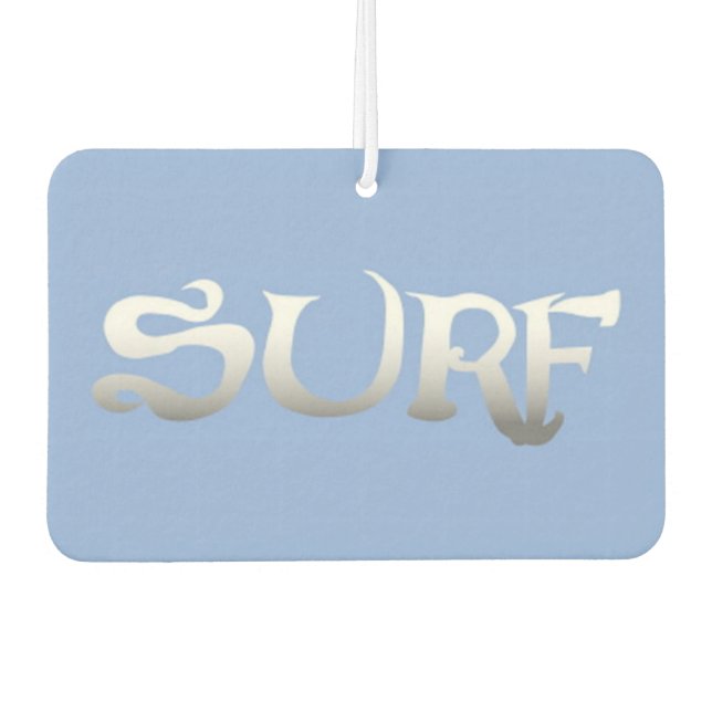 Ambientador Surf blue car air freshener (Anverso)