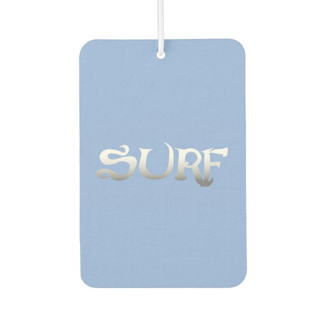 Ambientador Surf blue car air freshener (Anverso)
