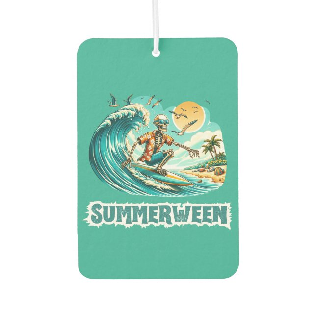 Ambientador Surfing Skeleton Summerween Beach Vibes (Anverso)