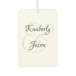 Ambientador Sus nombres y sus guiones, negros y grises