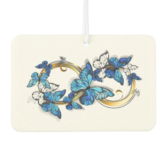 Ambientador Symbol Infinity of Blue Morpho Butterflies (Anverso)
