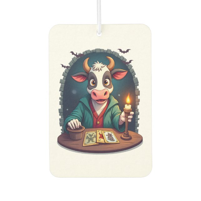 Ambientador Tarot de vaca del terror (Anverso)