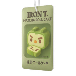 Ambientador Tarta enrollada de matcha Iron T: Arte de snack ja