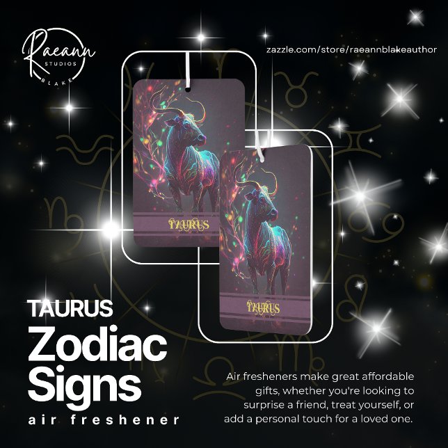 Ambientador Taurus Zodiac Rótulos Freshener de aire celeste (Subido por el creador)