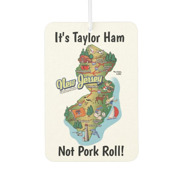 Ambientador Taylor Ham de Nueva Jersey (Anverso)