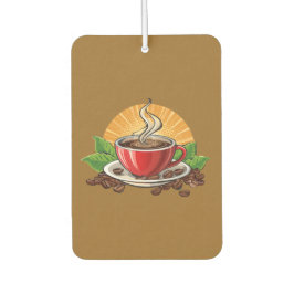Ambientador Taza de café roja