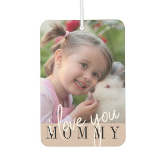 Ambientador Te Amo Mamá Personalizado Foto Air Freshener