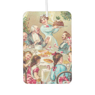 Ambientador Te deseamos una Feliz Navidad - Tarjeta Vintage 