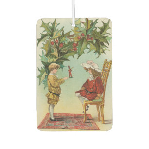 Ambientador Te deseo una Feliz Navidad - postal vintage