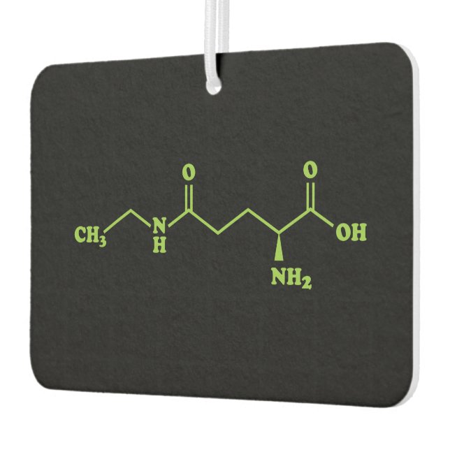 Ambientador Tea Theanine Molecular Chemical Formula (Izquierda)