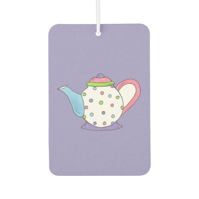 Ambientador Tea Time Polka Dot Teapot Tea Fiesta Teaparty (Anverso)
