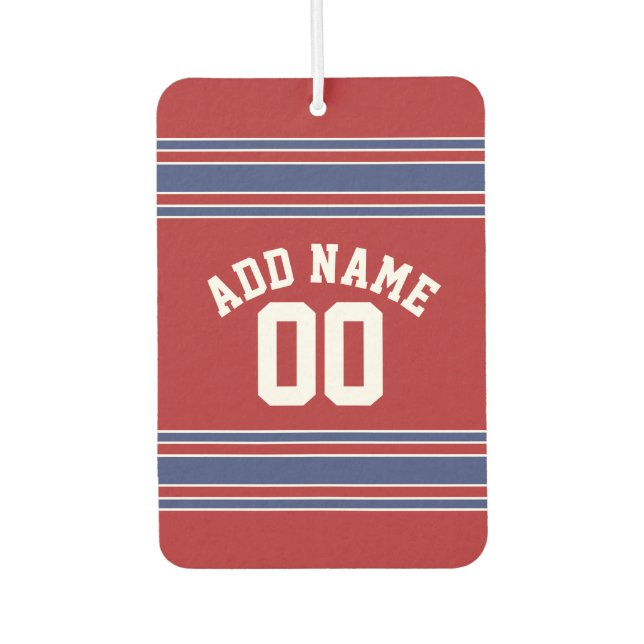 Ambientador Team Jersey con nombre y número personalizados (Anverso)